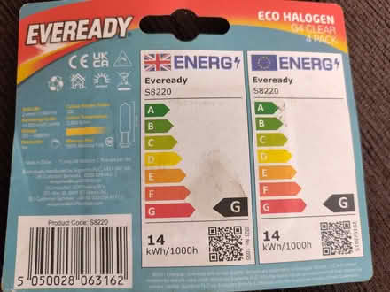 Photo of free G4 clear Eco halogen bulbs warm white (Lower Walkley S6) #2