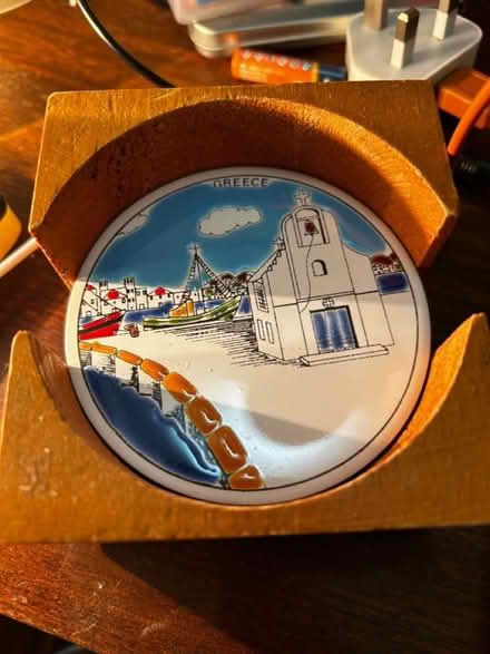 Photo of free Hand made Greek ceramic coasters (Thornton Heath CR7) #2