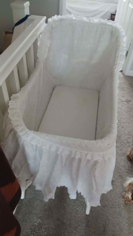 Photo of free Wicker crib (Greenstead CO7) #1