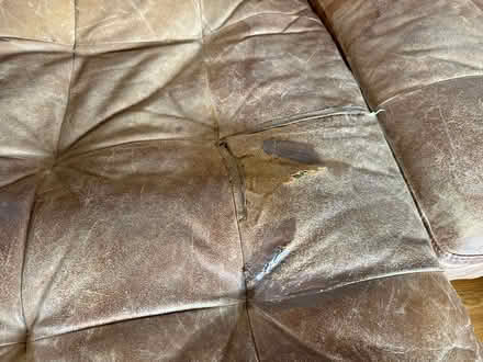 Photo of free West elm leather sectional (Noe valley) #3