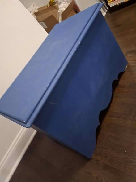 Photo of free Blue storage chest (Lefferts Gardens) #1