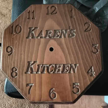 Photo of free Karen's Kitchen clock face (Virginia Beach - Salem Lakes) #1