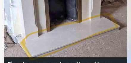 Photo of free Fireplace hearth - base only (Esher KT10) #1