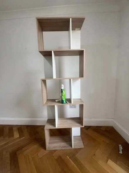 Photo of free Modern Wooden Bookshelf (near Leytonstone station E11 3) #1