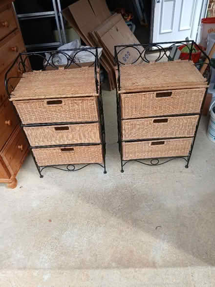 Photo of free 3 drawer wicker units (Great Shefford RG17) #1