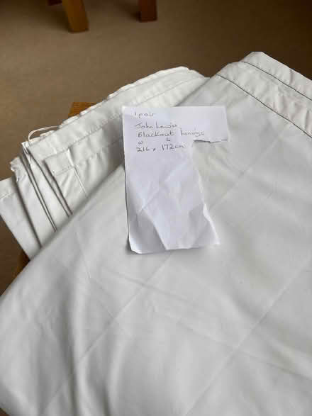 Photo of free Blackout curtain lining (Bexleyheath DA6) #1