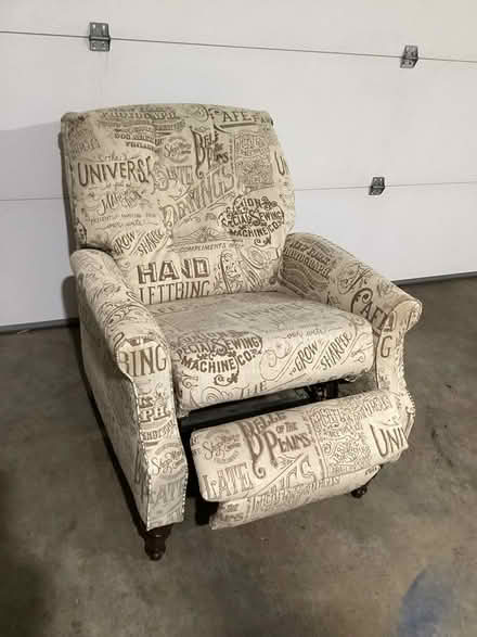 Photo of free Recliner and cabinet (1457 Tannery Cir Midlothian VA) #1
