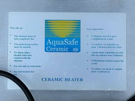 Photo of free Waterbed ceramic heater plate (Kingsclere RG20) #4