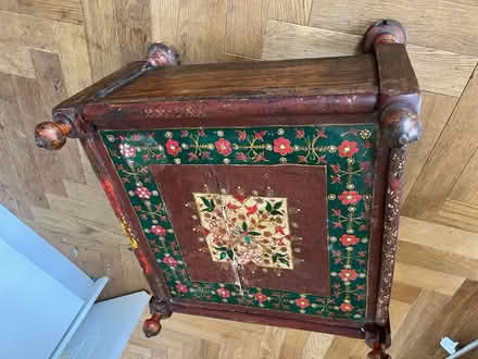 Photo of free Vintage Hand-painted Side Table (near Leytonstone station E11 3) #2