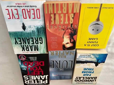 Photo of free 6 Fiction Paperback Books (CT12) #1