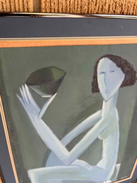 Photo of free Art: Painting in frame (Petworth/16th St Heights) #2