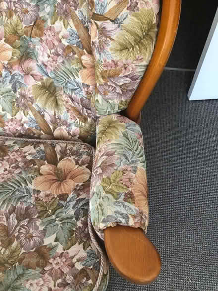 Photo of free Sofa, one chair & foot stall (Southsea PO5) #3
