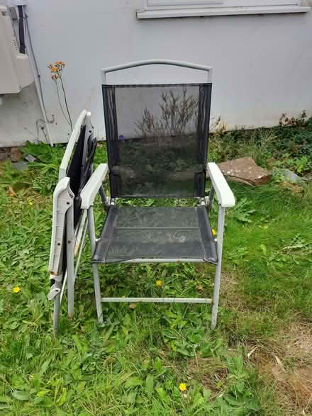 Photo of free 2 folding garden chairs (Chatteris PE16) #1