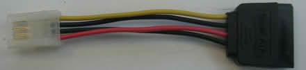 Photo of Molex floppy to SATA power cable (castro valley) #2