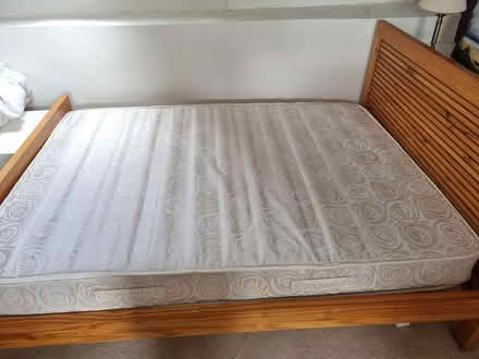 Photo of free Pine Double Bed and Mattress (HR6 area) #2