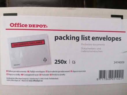 Photo of free Office depot packing list envelopes (Stirchley B30) #2