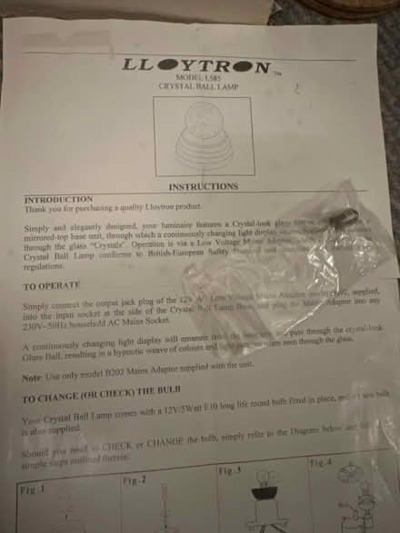 Photo of free 12v/5 watt E10 long life bulb (Ashford TW15) #2