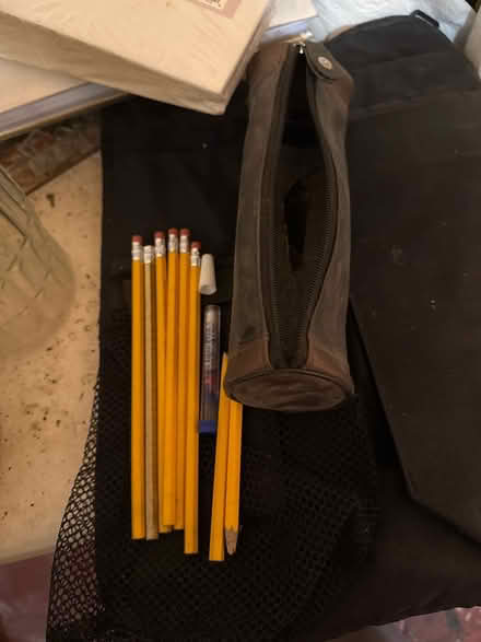 Photo of free Pencils and pencil case (07039) #1