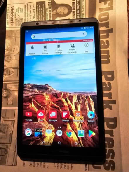 Photo of free Verizon Ellipsis Tablet (8") (Florham Park) #2