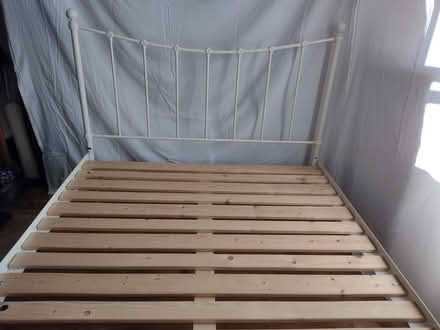 Photo of free Metal 'double' bed with futon (Loughborough Junction SE5.) #3