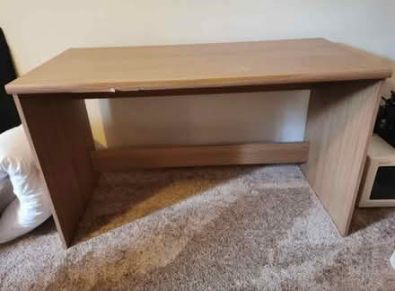 Photo of free Brown wooden desk (Erdington B23) #2