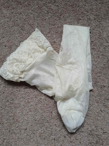 Photo of free Cream stockings (Stroud central) #1