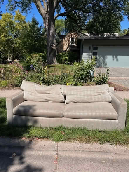 Photo of free Sofa - no rips or stains (Kenneth and Highland Parkway) #1