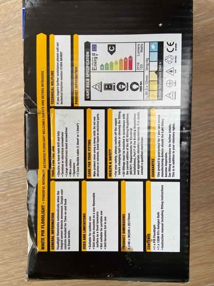 Photo of free 120W PIR Flood light security (Weeke, Winchester SO22) #4