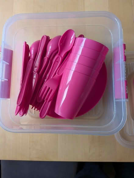 Photo of free Plastic picnic set (Mosterton Dorset) #2
