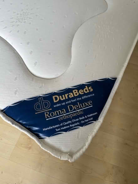 Photo of free single bed, mattress & headboard (denton m34) #2
