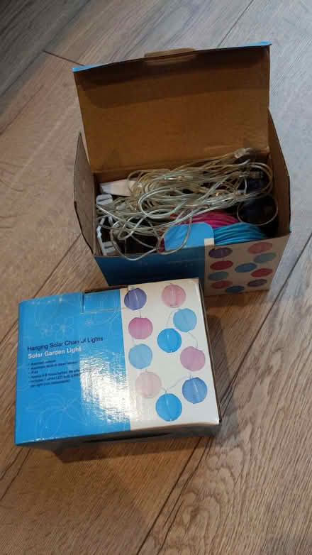 Photo of free Hanging solar chain of lights x2 (Queen Edith's Ward CB1) #1