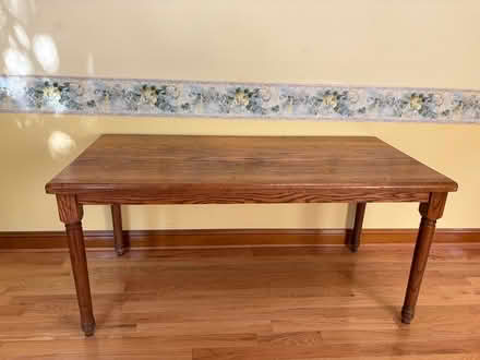 Photo of free Solid Oak Table (Warren Township) #1