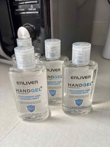 Photo of free 3.5 bottles of hand sanitizer (Reabrook Estate SY2) #1