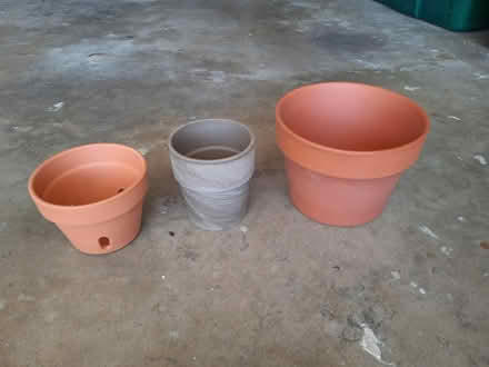 Photo of free 4-7" diameter clay pots (south San Carlos) #1