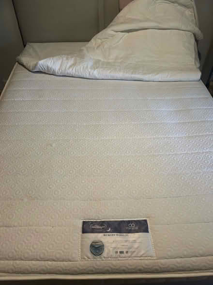 Photo of free Kings size bed with mattress (Bedford MK41) #1