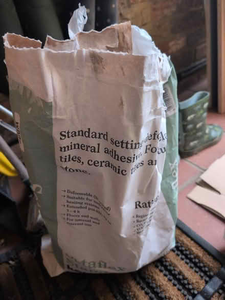 Photo of free Tile adhesive (Booker Common, HP12) #2