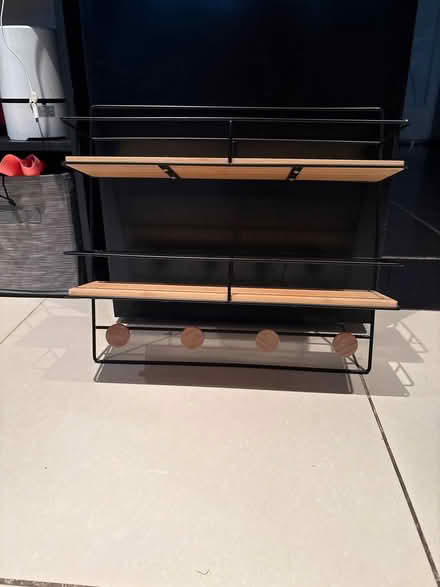 Photo of free coats hanger with 2 mini shelfs (East Acton W3) #2