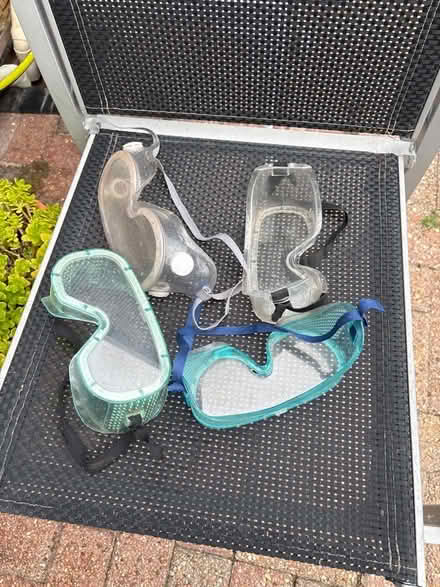 Photo of free 4 pairs of safety goggles - might need new elastic (Far Bletchley MK3) #1