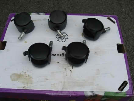 Photo of free Castor wheels (Thongsbridge) #1