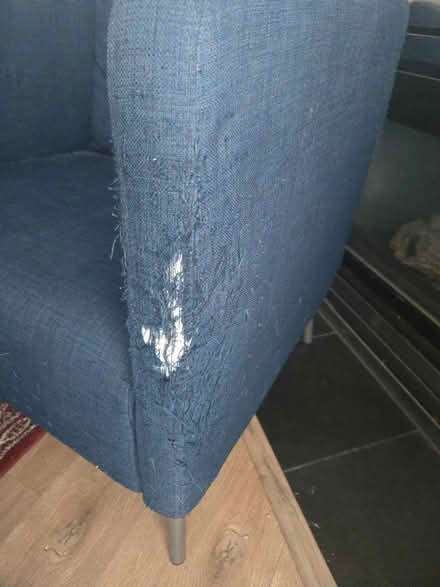 Photo of free Ikea Ekero chair, cat scratched (Kitsilano) #2