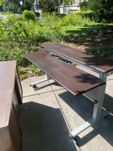 Photo of free 2 desks; table/2 chairs, fridge (Shoreview) #4