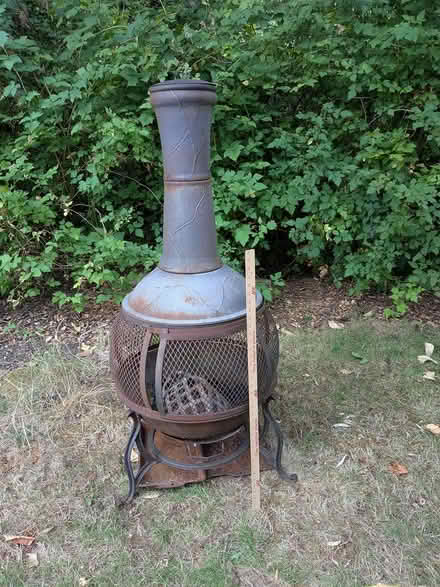 Photo of free Wood-burning cast iron chiminea (North Juanita area of Kirkland) #1