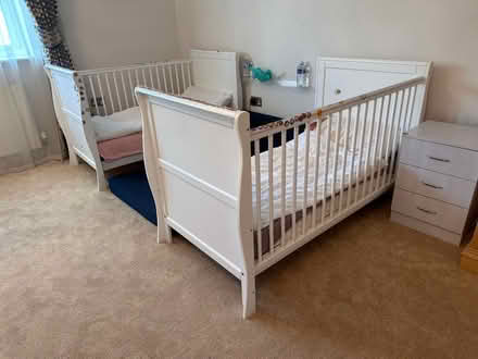 Photo of free 2 x kids cot beds 70x140cm (Sevenoaks) #1