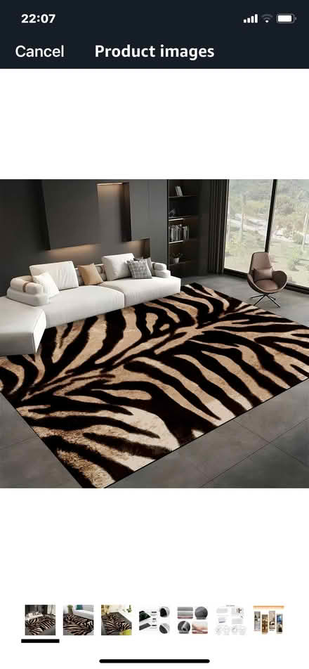 Photo of free Large brand new animal print rug 180 by 300 cm (Flanshaw WF2) #1