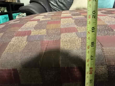 Photo of free Large square ottoman (Howell) #4