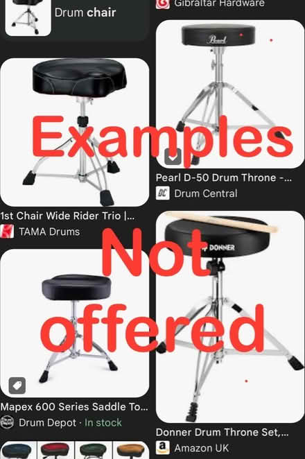 Photo of Stool/seat/"throne" for drums (Dorket Head NG5) #1
