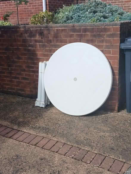 Photo of free White Plastic Garden Table (Sidmouth) #1