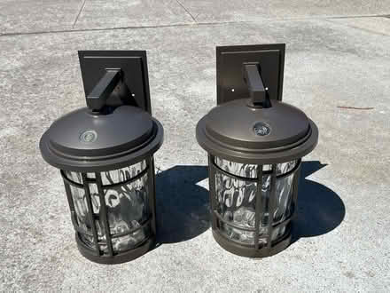 Photo of free Pair outdoor house/porch lamps (Mountain View nr train station) #1