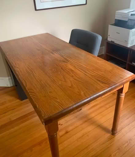 Photo of free Solid Oak Table (Warren Township) #2