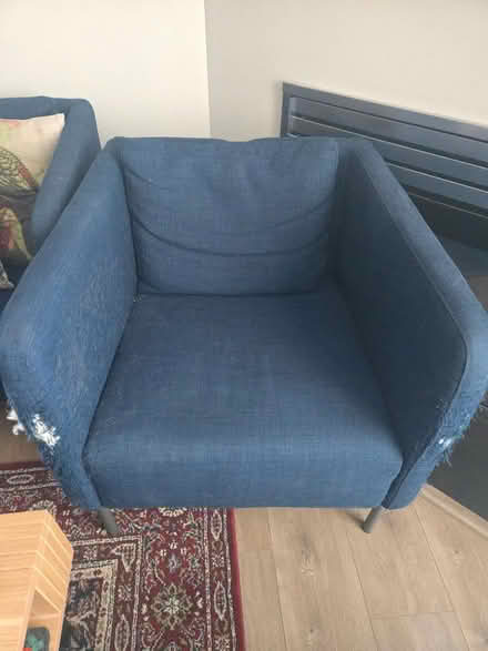 Photo of free Ikea Ekero chair, cat scratched (Kitsilano) #1